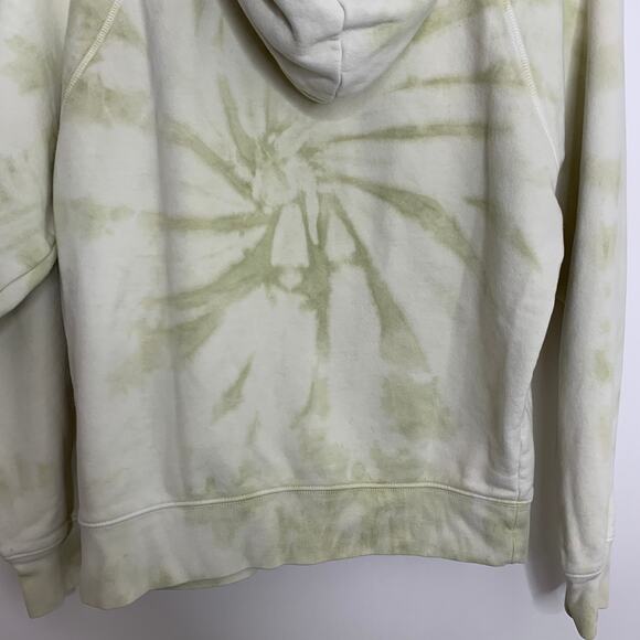 Reformation Jeans Green Tie Dye Pullover Hoodie Womens Small - Picture 5 of 15